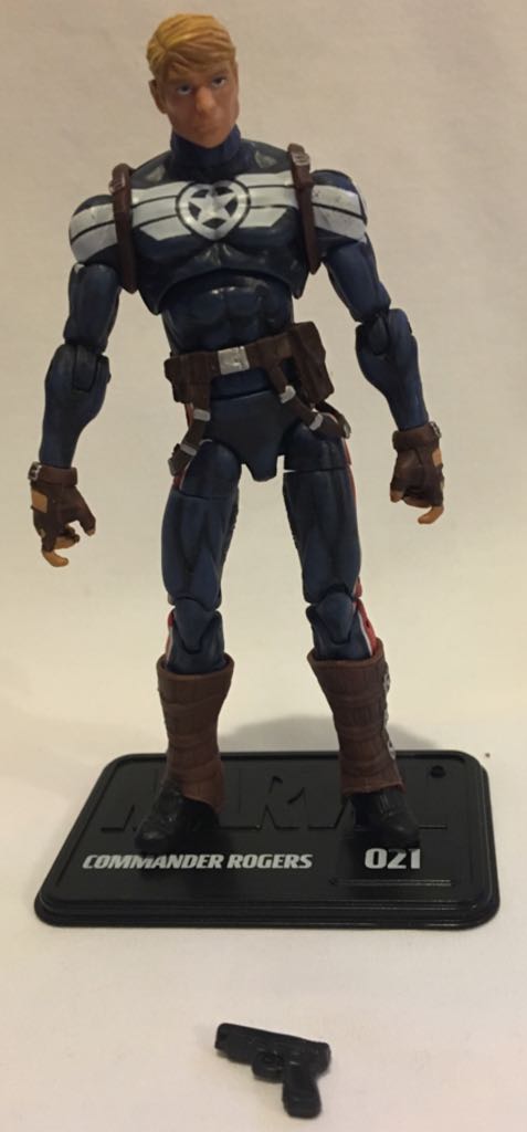 Marvel: Captain America (Commander Rogers) - Hasbro (Marvel Universe Fury Files) action figure collectible - Main Image 2