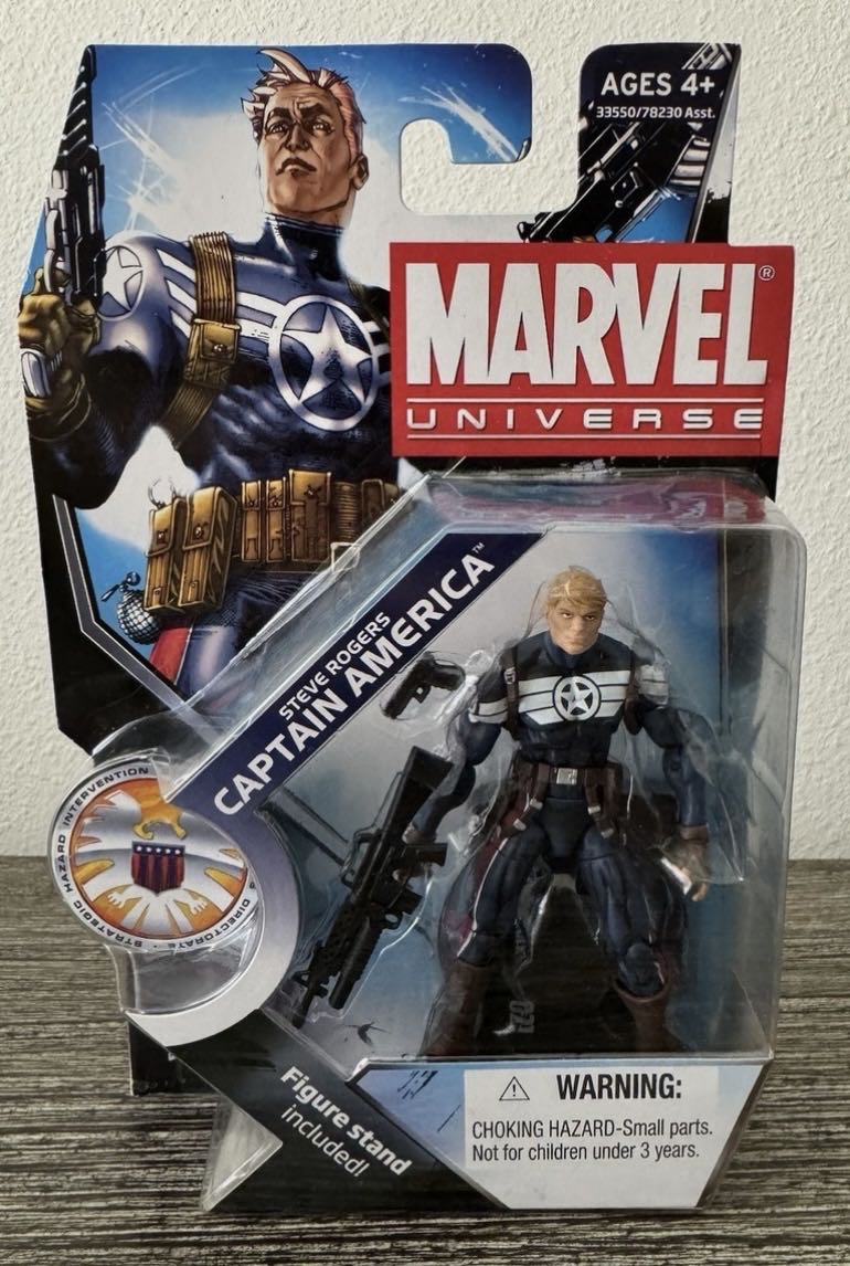 Marvel: Captain America (Commander Rogers) - Hasbro (Marvel Universe Fury Files) action figure collectible - Main Image 3
