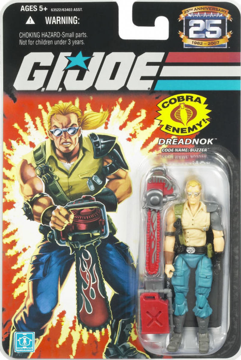 G.I.Joe: Buzzer (v4) - Hasbro (G.I.Joe 25th Anniversary) action figure collectible - Main Image 3