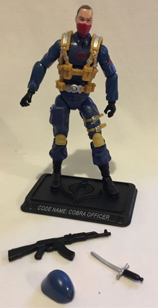 G.I.Joe: Cobra Officer (v6) (scarred) - Hasbro (G.I.Joe 25th Anniversary) action figure collectible - Main Image 2