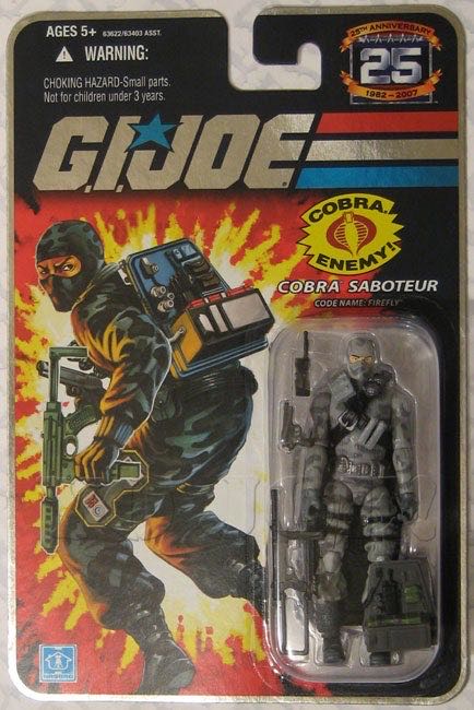 G.I.Joe: Firefly (v14) - Hasbro (G.I.Joe 25th Anniversary) action figure collectible - Main Image 3