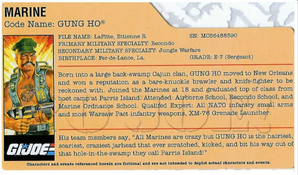 G.I.Joe: Gung Ho (v18) - Hasbro (G.I.Joe 25th Anniversary) action figure collectible - Main Image 4