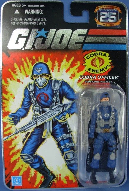 G.I.Joe: Cobra Officer (v4) - Hasbro (G.I.Joe 25th Anniversary) action figure collectible - Main Image 3