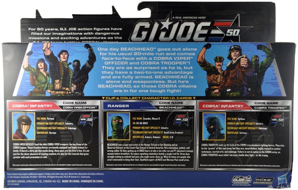 G.I.Joe: Viper Officer (v1) - Hasbro (G.I.Joe 50th Anniversary) action figure collectible - Main Image 4