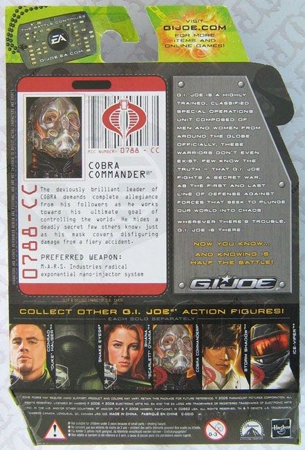 G.I.Joe: Cobra Commander (v43) - Hasbro (Rise Of Cobra) action figure collectible - Main Image 4