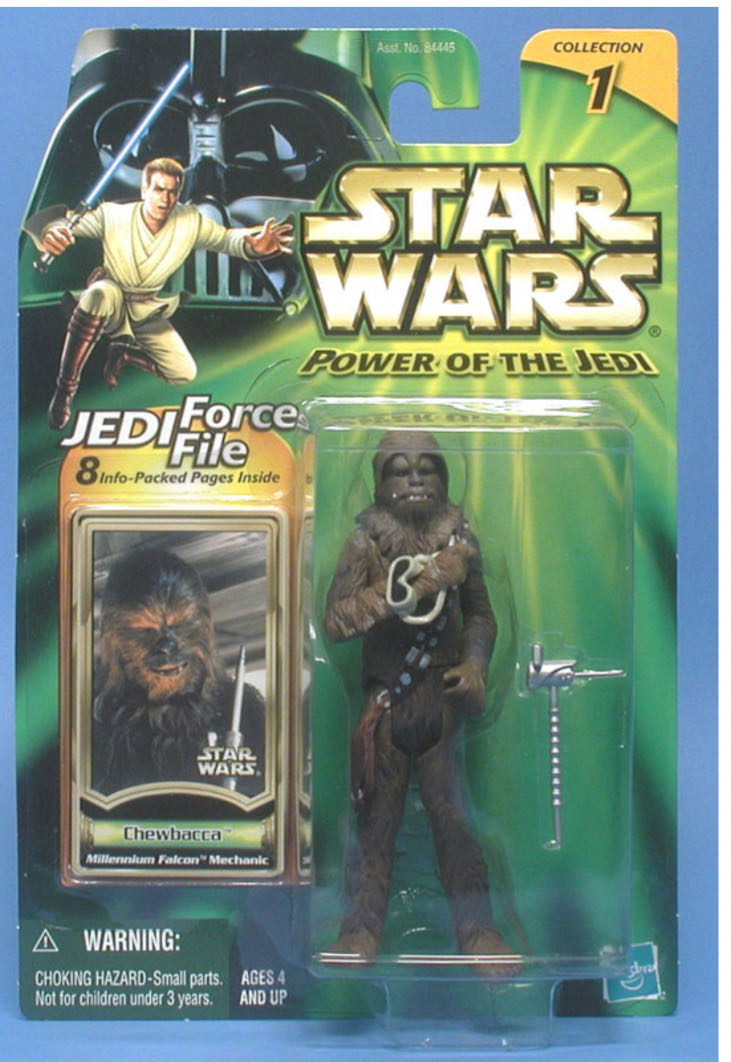 Star Wars: Chewbacca (Millennium Falcon Mechanic) - Hasbro (Power Of The Jedi) action figure collectible - Main Image 3