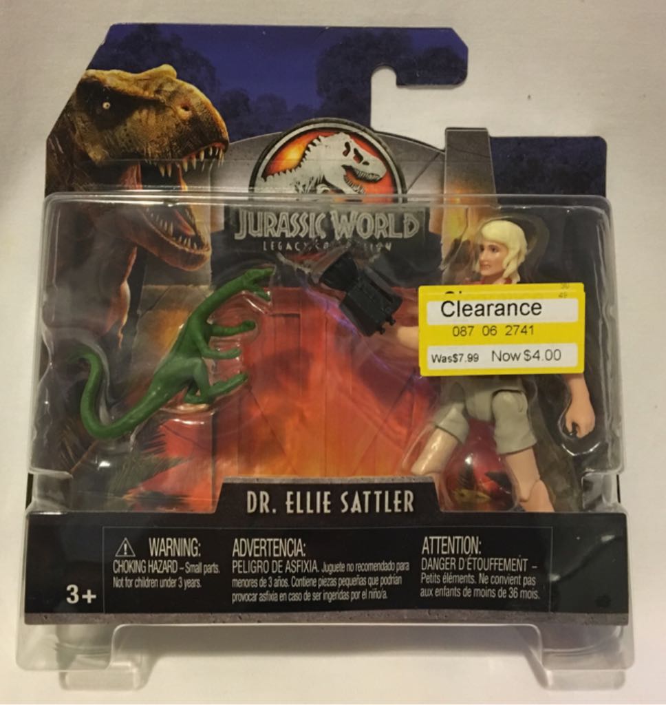 Jurassic Park: Dr. Ellie Sattler - Mattel (Jurassic World Legacy Collection) action figure collectible - Main Image 2