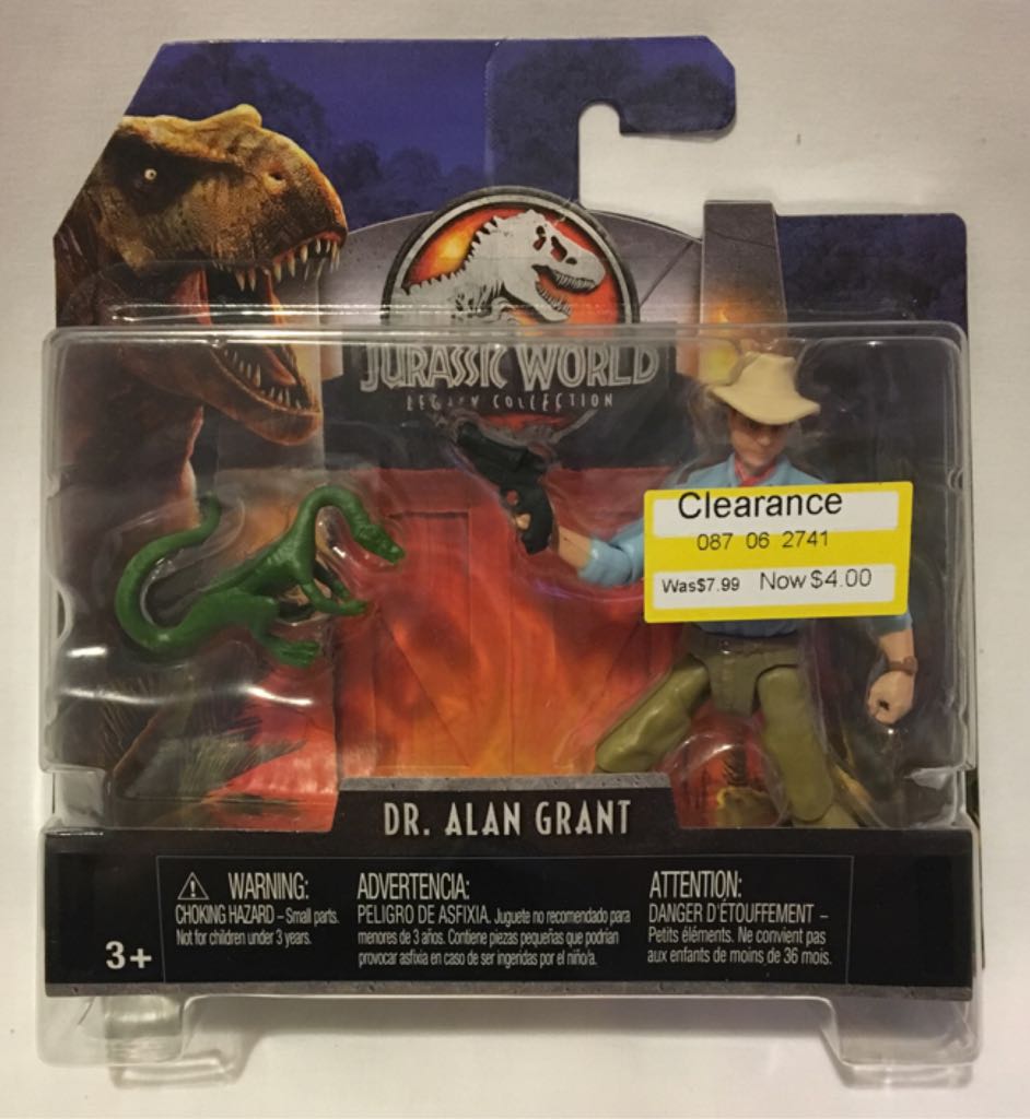 Jurassic Park: Dr. Alan Grant - Mattel (Jurassic World Legacy Collection) action figure collectible - Main Image 2