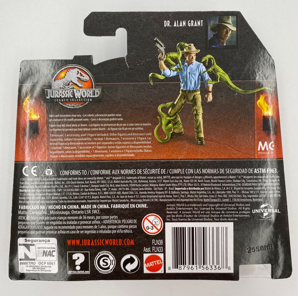 Jurassic Park: Dr. Alan Grant - Mattel (Jurassic World Legacy Collection) action figure collectible - Main Image 3