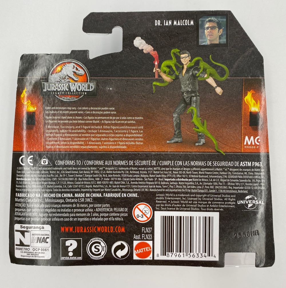 Jurassic Park: Dr. Ian Malcolm - Mattel (Jurassic World Legacy Collection) action figure collectible - Main Image 3