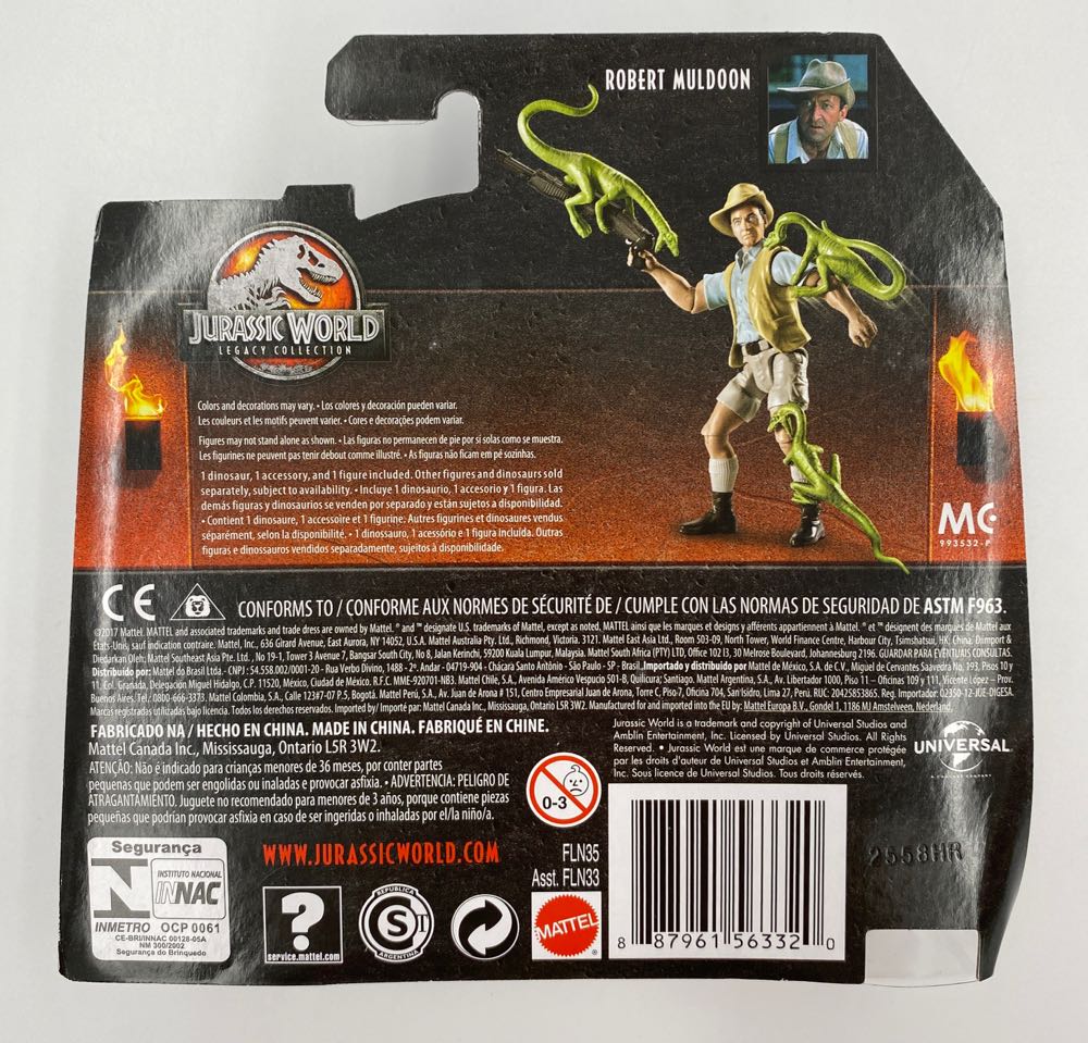 Jurassic Park: Robert Muldoon - Mattel (Jurassic World Legacy Collection) action figure collectible - Main Image 3