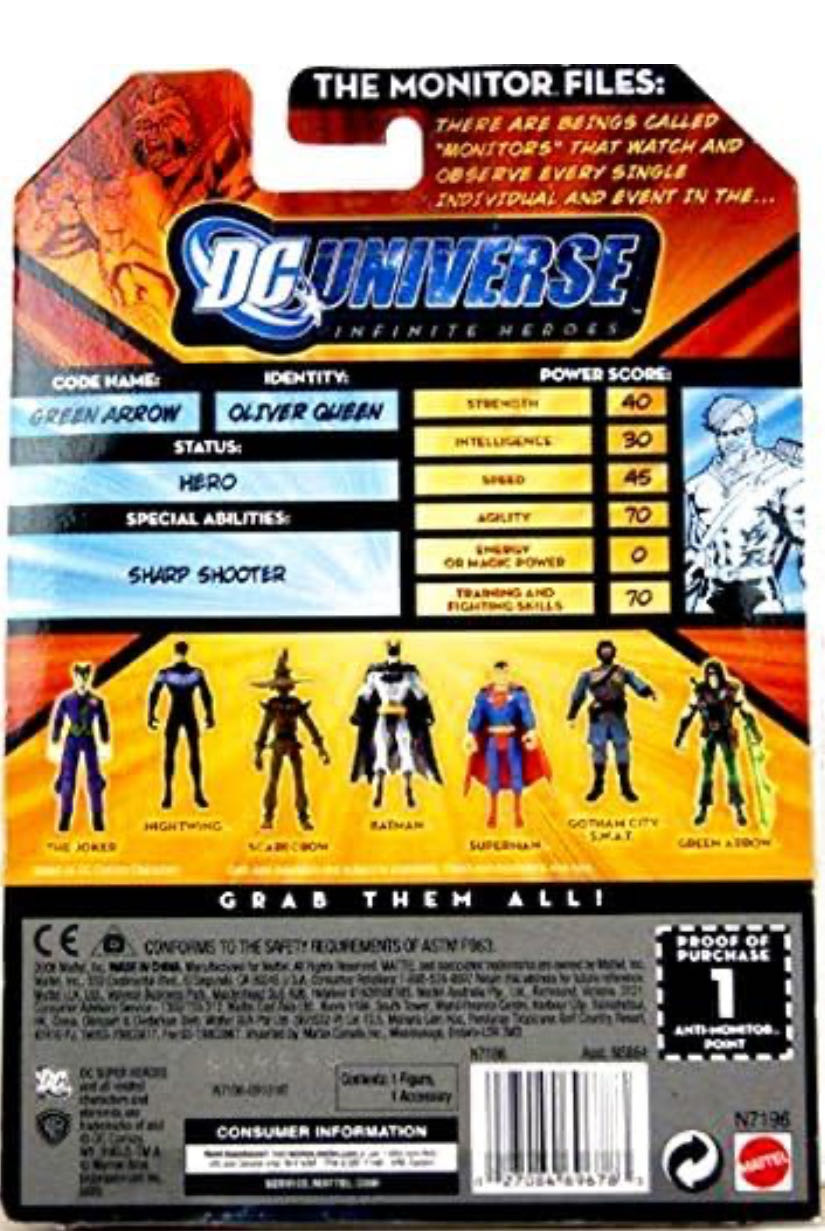 DC: Green Arrow - Mattel (DC UNIVERSE Infinite Heroes) action figure collectible - Main Image 4