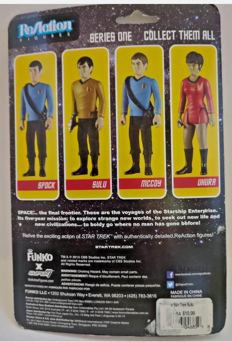 Star Trek: Sulu - Funko X Super 7 (ReAction Figures) action figure collectible - Main Image 4