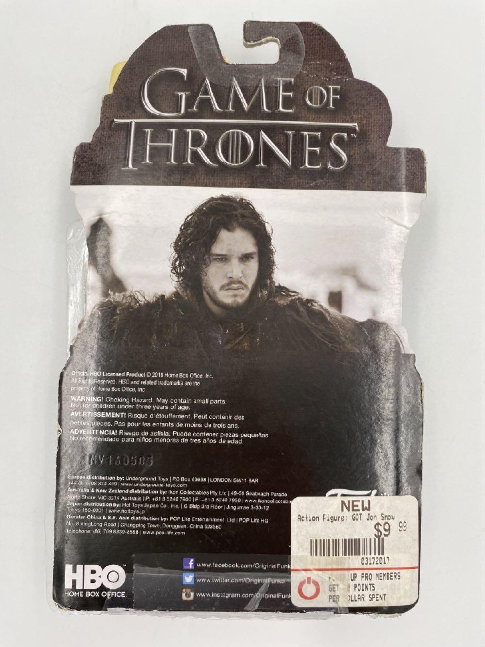 Game of Thrones: Jon Snow - Funko (Game Of Thrones) action figure collectible - Main Image 3