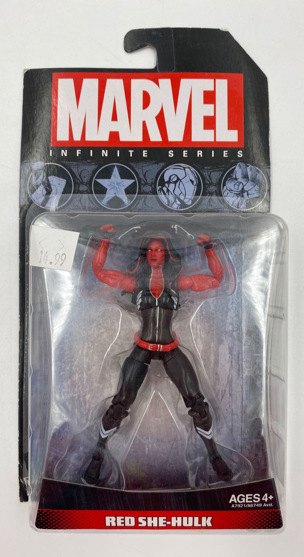 Marvel: She-Hulk, Red - Hasbro (Marvel Infinite Series) action figure collectible - Main Image 2