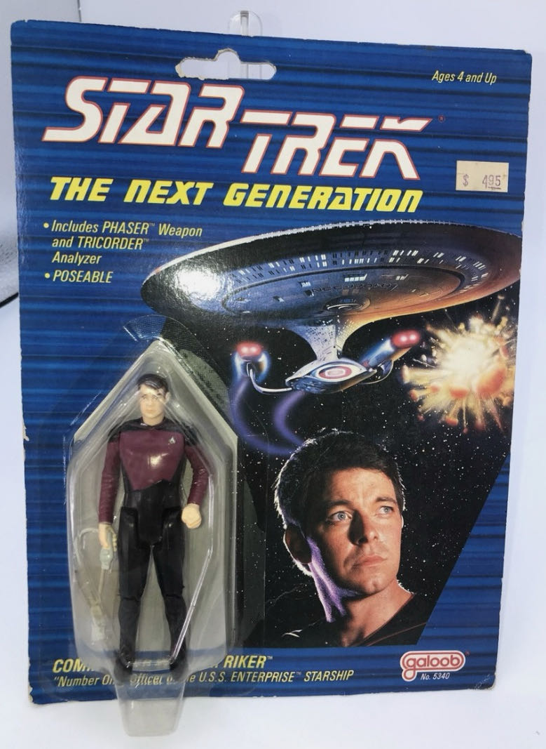 Star Trek TNG: William Riker - Galoob (Star Trek The Next Generation) action figure collectible - Main Image 3
