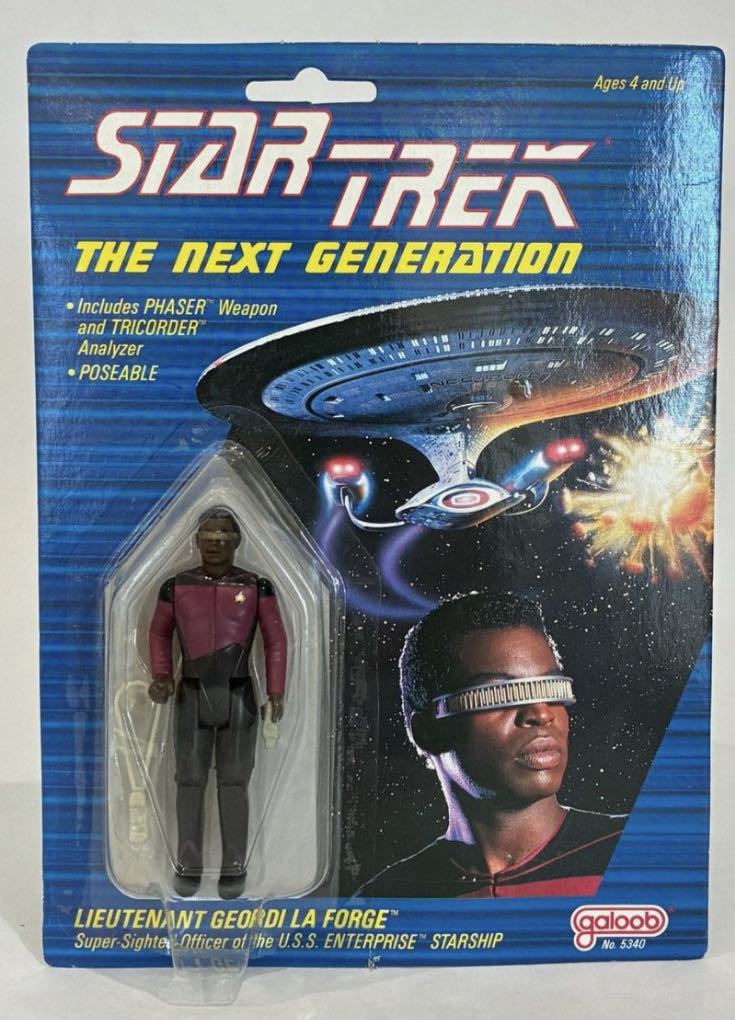Star Trek TNG: Geordi La Forge - Galoob (Star Trek The Next Generation) action figure collectible - Main Image 3