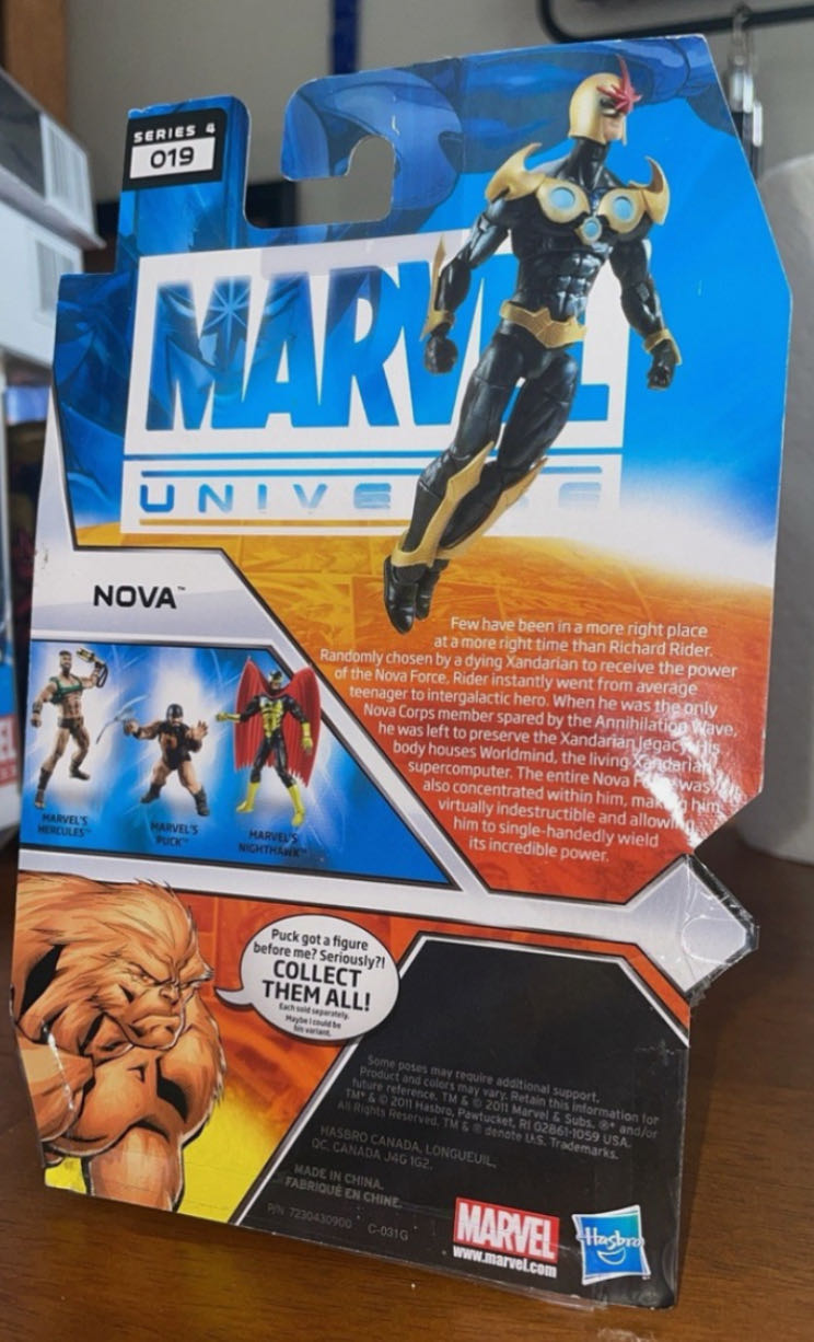 Marvel: Nova - Hasbro (Marvel Universe Fury Files) action figure collectible - Main Image 4