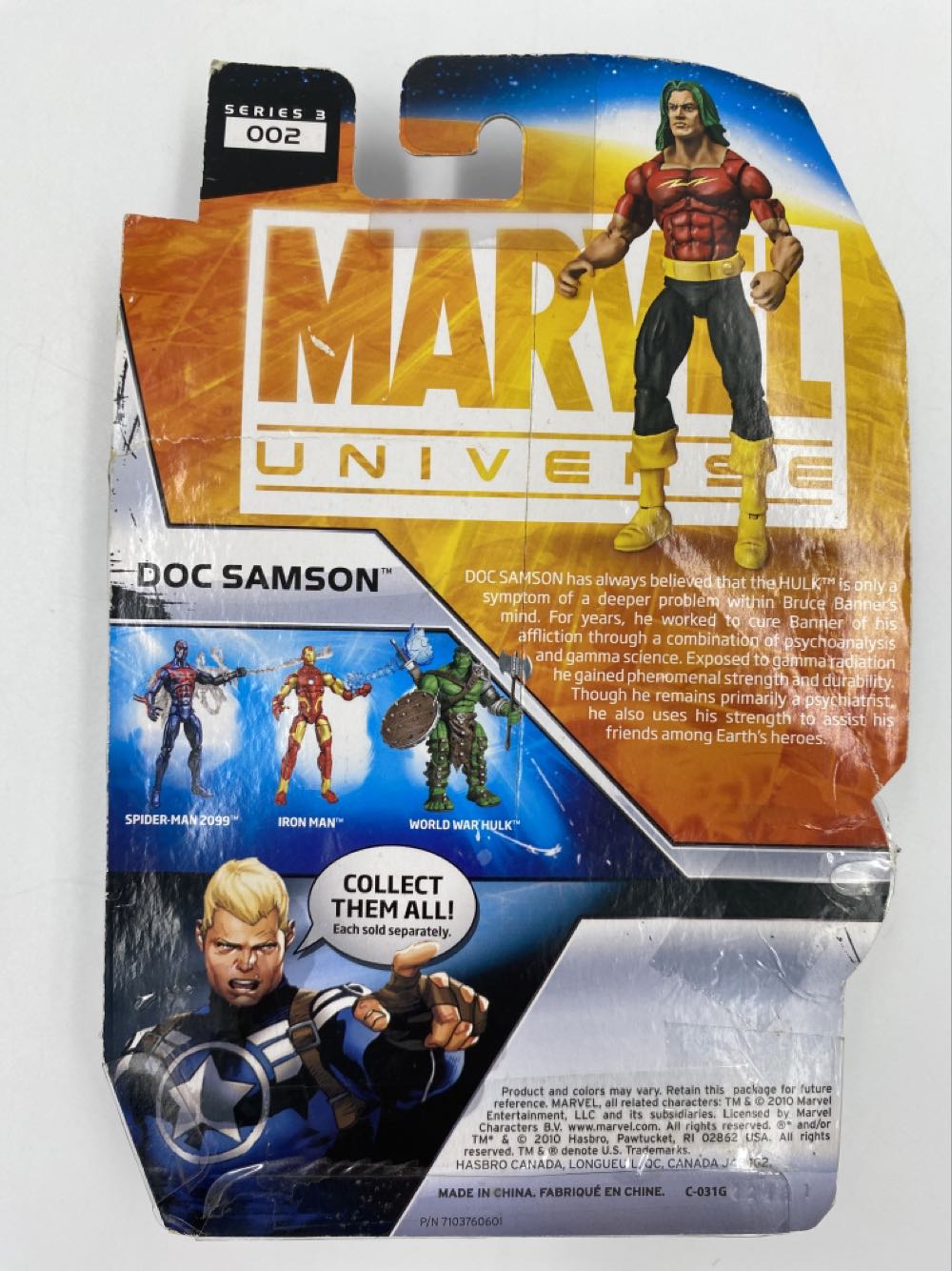 Marvel: Doc Samson - Hasbro (Marvel Universe Fury Files) action figure collectible - Main Image 3