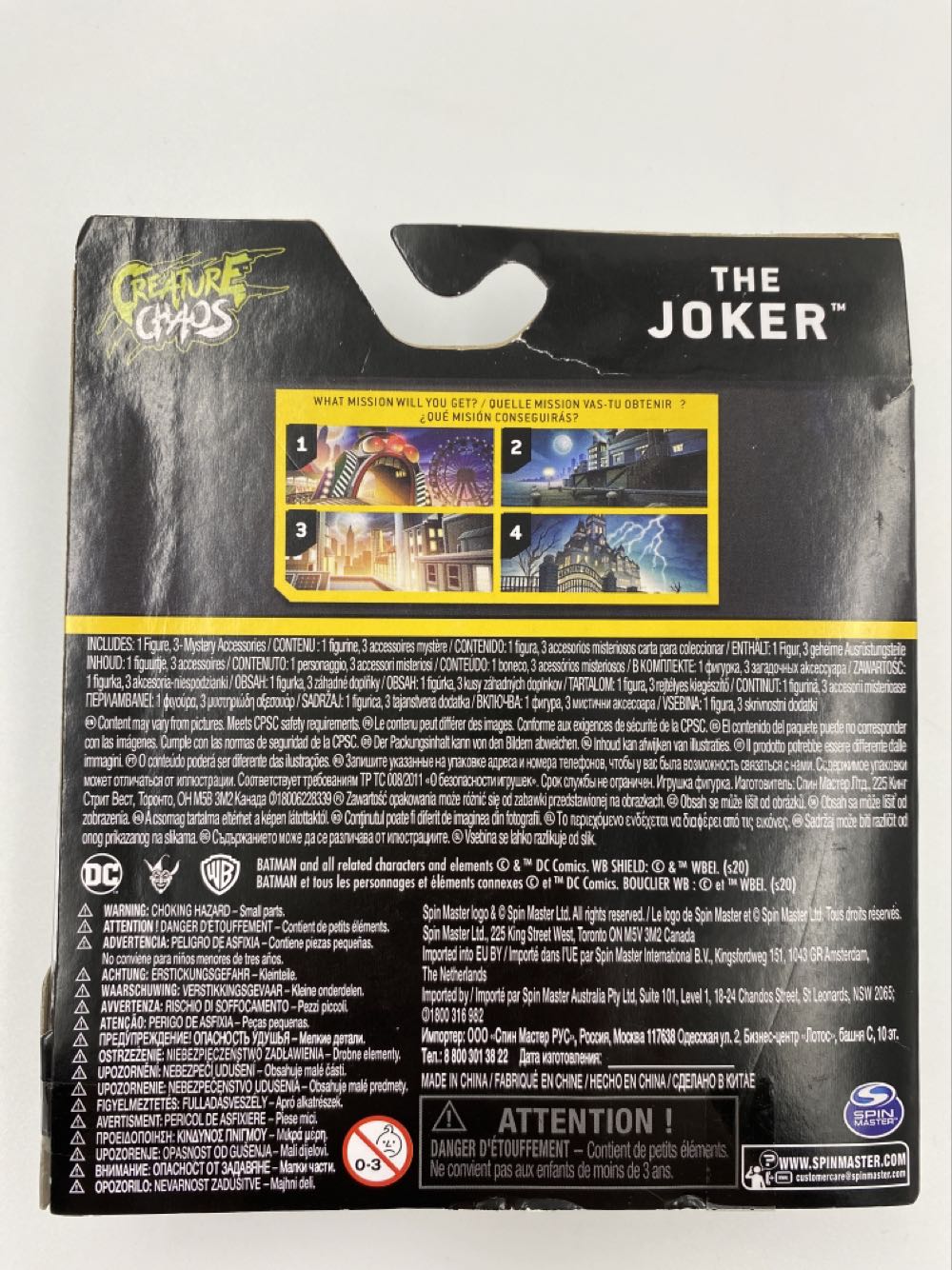 DC: Joker - Spin Master (Batman The Caped Crusader) action figure collectible - Main Image 4