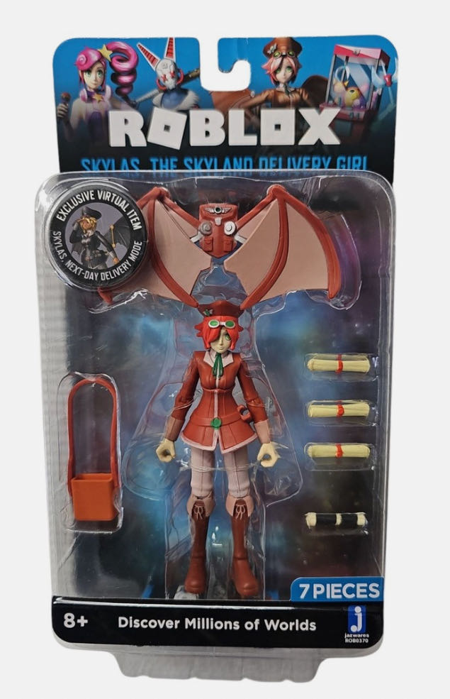 Roblox: Skylas, The Skyland Delivery Girl - Jazwares (Roblox Imagination Collection) action figure collectible - Main Image 3