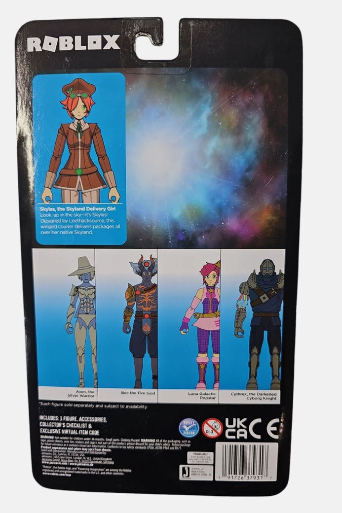 Roblox: Skylas, The Skyland Delivery Girl - Jazwares (Roblox Imagination Collection) action figure collectible - Main Image 4