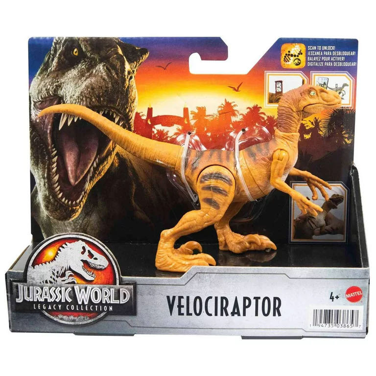 Jurassic World: Velociraptor - Mattel (Jurassic World Legacy Collection) action figure collectible - Main Image 3