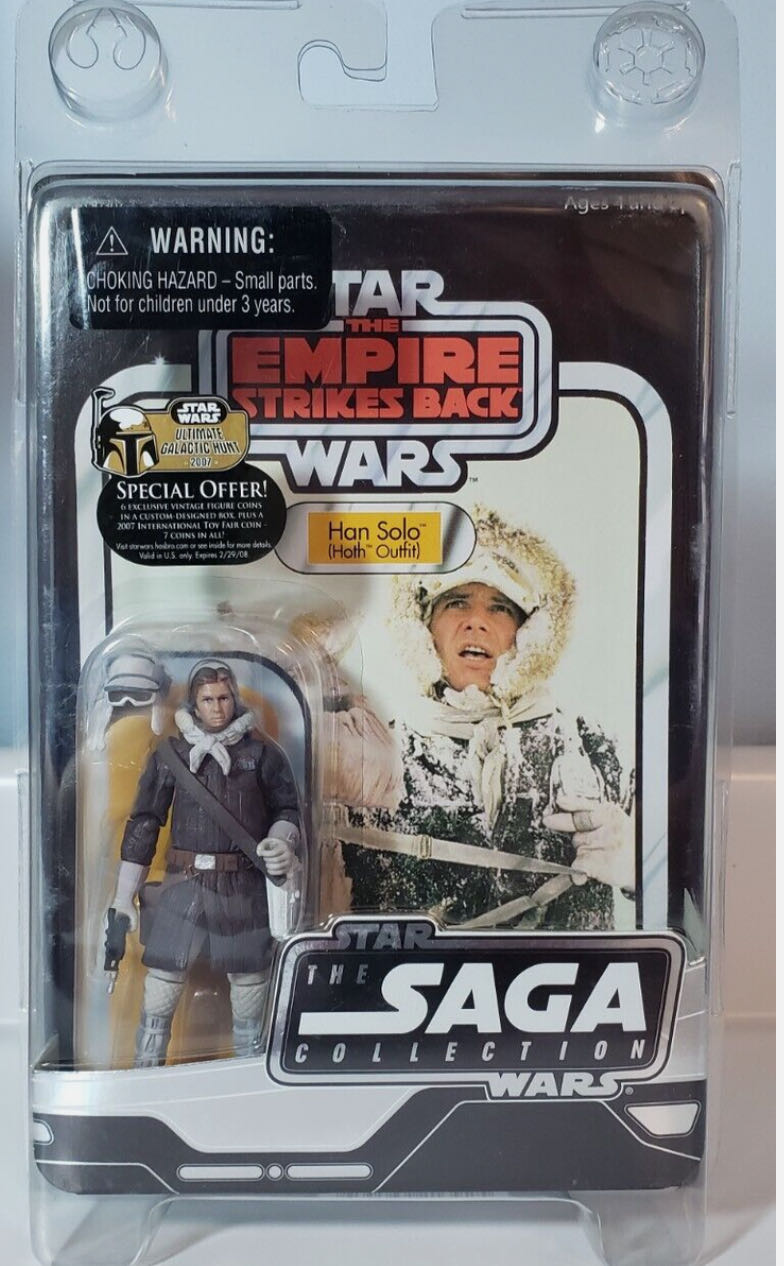 Star Wars: Han Solo (Hoth Outfit) - Kenner (Hasbro) (The Saga Collection) action figure collectible - Main Image 3