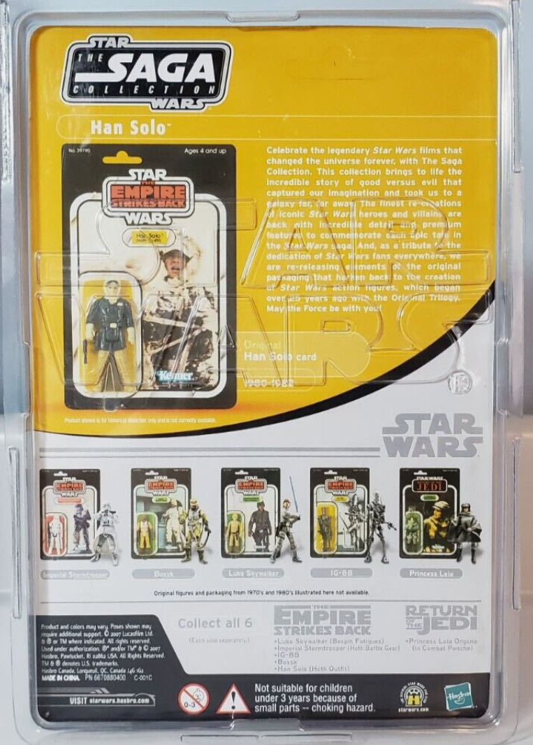 Star Wars: Han Solo (Hoth Outfit) - Kenner (Hasbro) (The Saga Collection) action figure collectible - Main Image 4