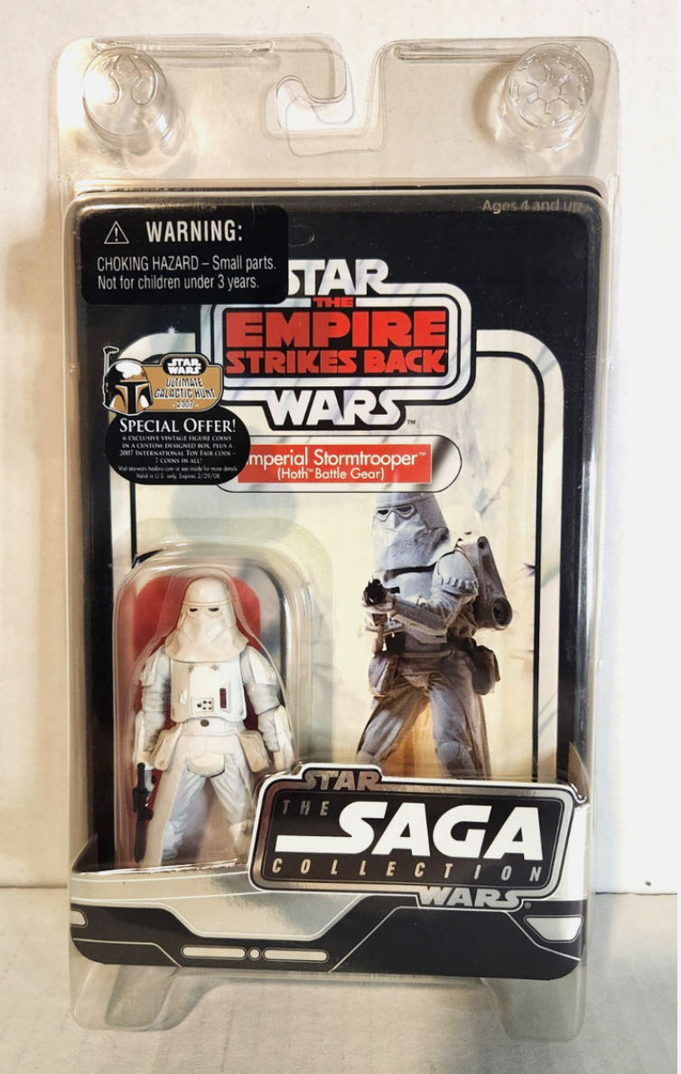 Star Wars: Imperial Stormtrooper (Hoth Battle Gear) - Kenner (Hasbro) (The Saga Collection) action figure collectible - Main Image 3