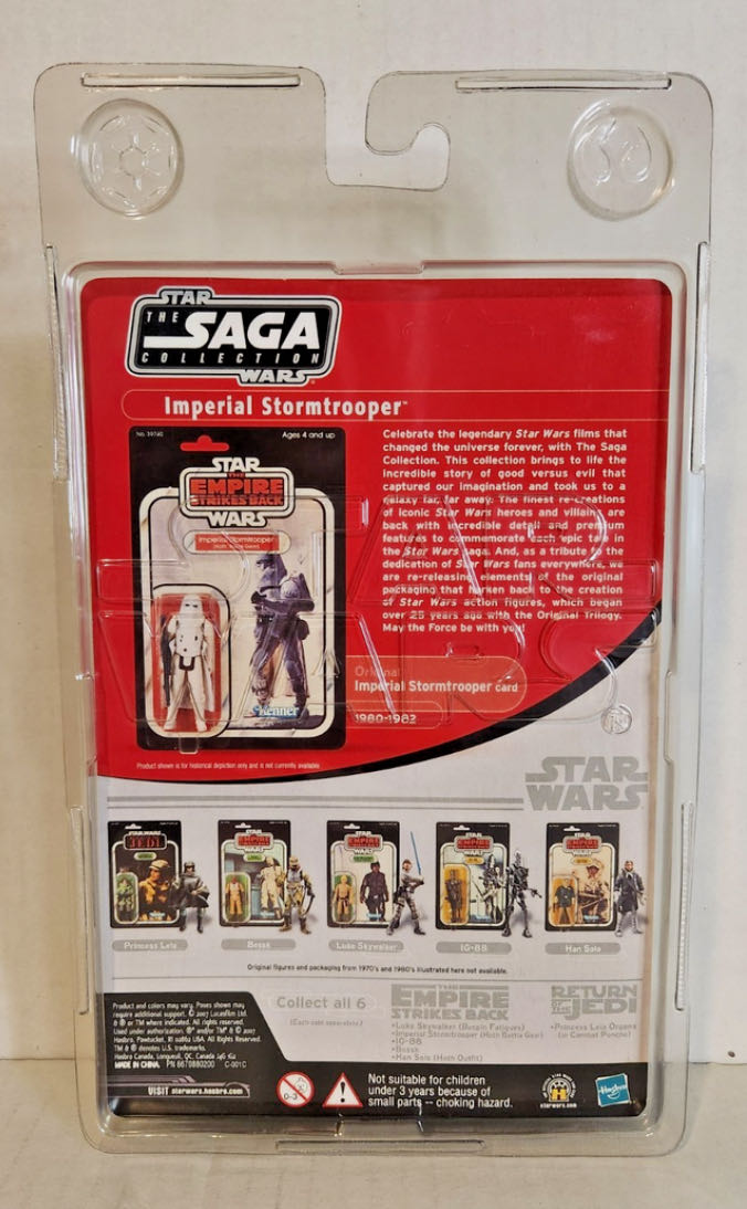 Star Wars: Imperial Stormtrooper (Hoth Battle Gear) - Kenner (Hasbro) (The Saga Collection) action figure collectible - Main Image 4