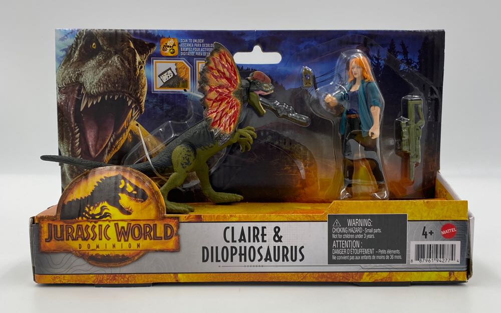 Jurassic World: Dilophosaurus - Mattel (Jurassic World Dominion) action figure collectible - Main Image 2