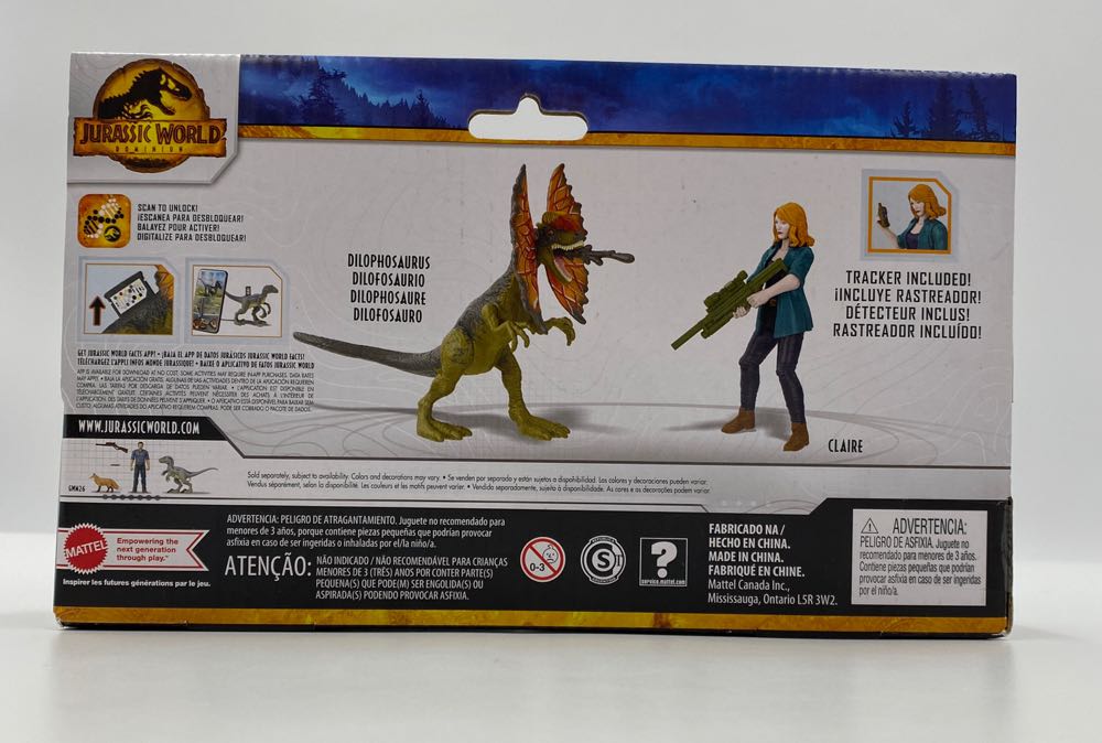 Jurassic World: Dilophosaurus - Mattel (Jurassic World Dominion) action figure collectible - Main Image 3
