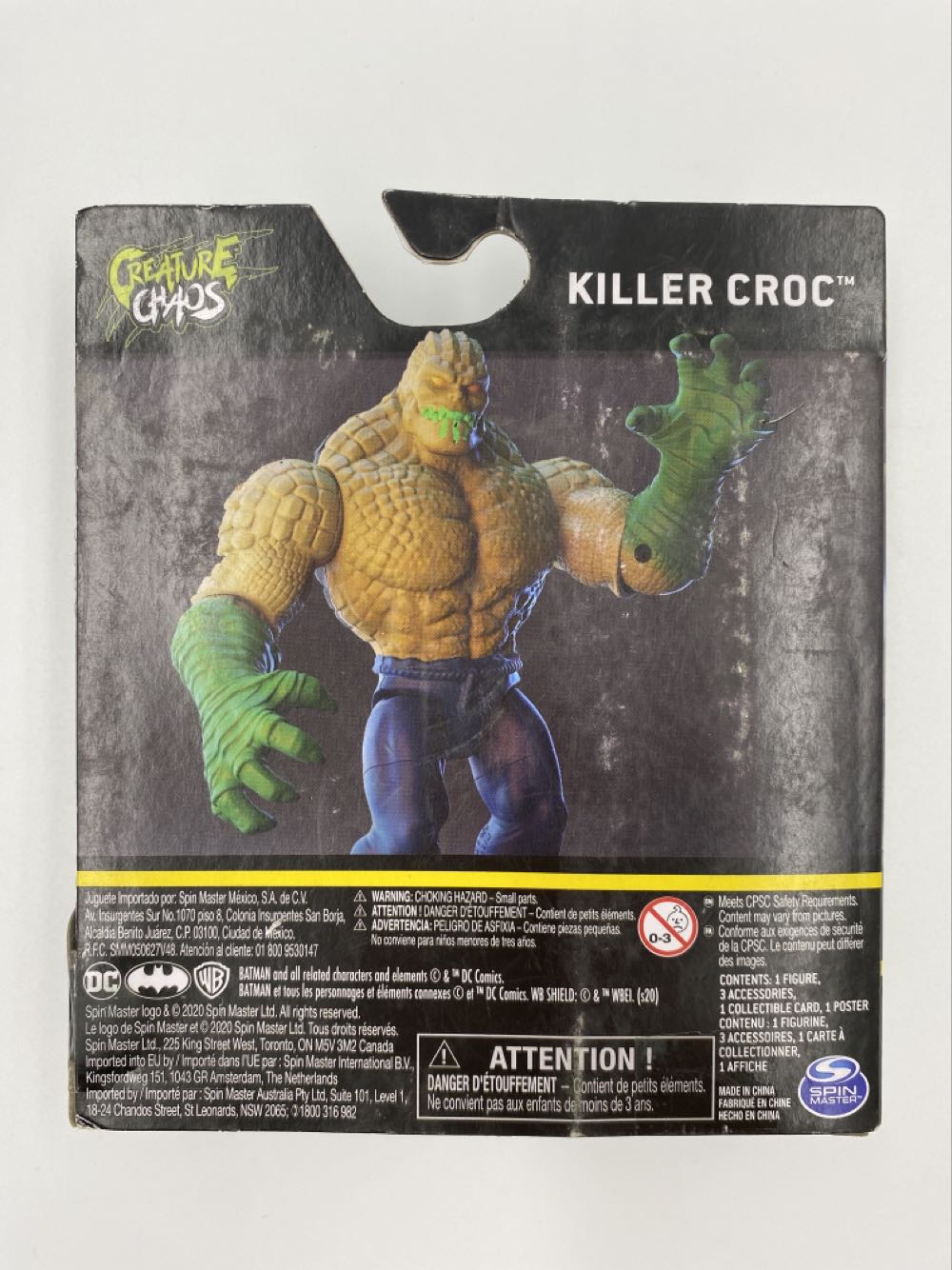 DC: Killer Croc - Spin Master (Batman The Caped Crusader) action figure collectible - Main Image 3