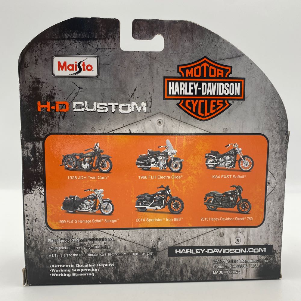 Harley Davidson: 2014 Sportster Iron 883 - Maisto (H-D Custom) action figure collectible - Main Image 3