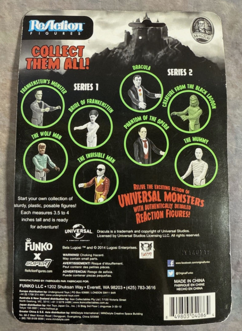 Universal Monsters: Dracula - Funko X Super 7 (ReAction Figures) action figure collectible - Main Image 4