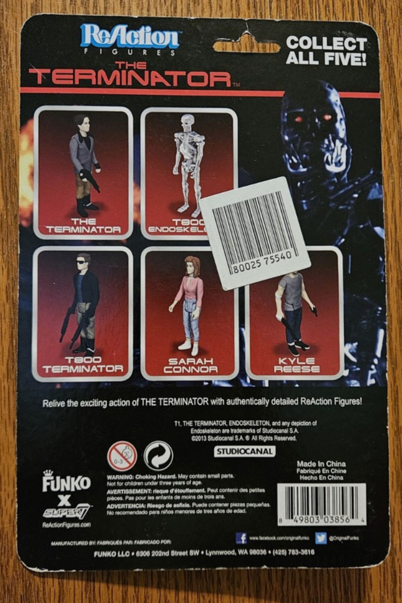 Terminator: T-800 Endoskeleton - Funko (ReAction Figures) action figure collectible - Main Image 4