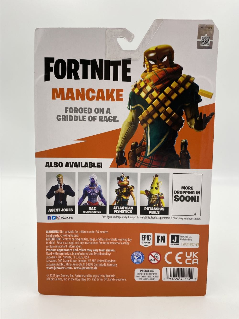Fortnite: Mancake - Jazwares (Solo Mode) action figure collectible - Main Image 3