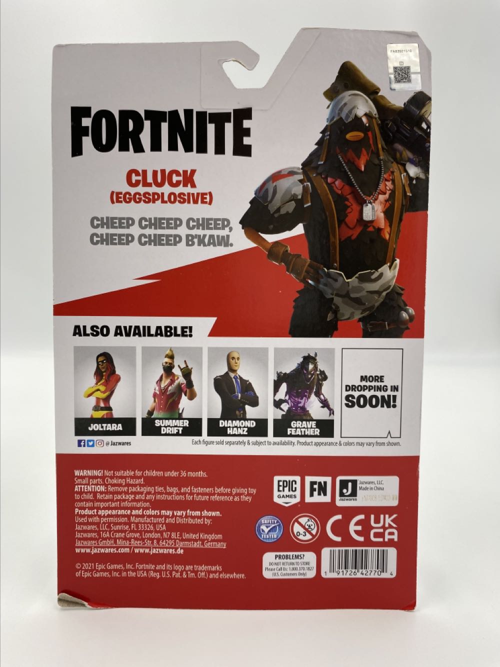 Fortnite: Cluck (Eggsplosive) - Jazwares (Solo Mode) action figure collectible - Main Image 3