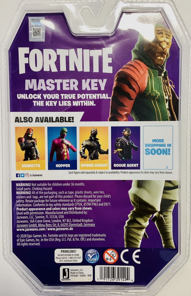 Fortnite: Master Key - Jazwares (Solo Mode) action figure collectible - Main Image 4