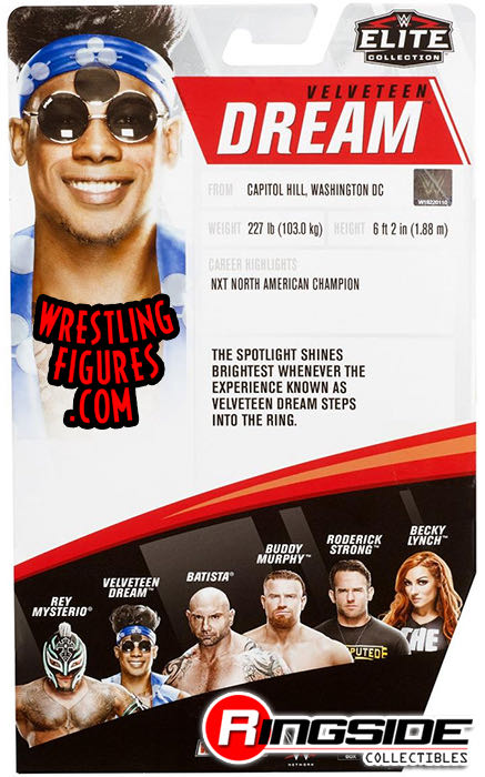 Velveteen Dream - Mattel (WWE Elite Series 72) action figure collectible - Main Image 2