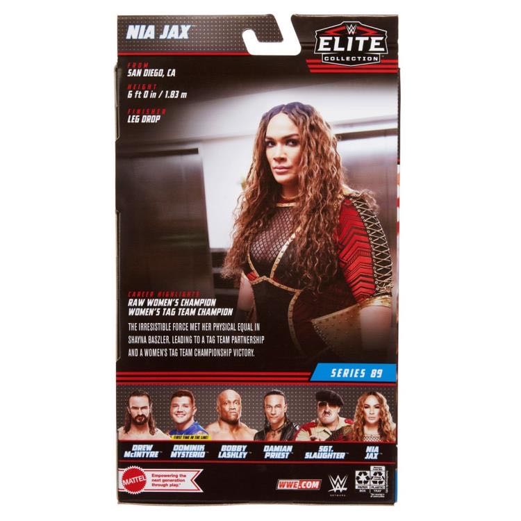 Nia Jax (Red) - WWE Elite 89 - Mattel (WWE Elite Collection Series 89) action figure collectible - Main Image 2