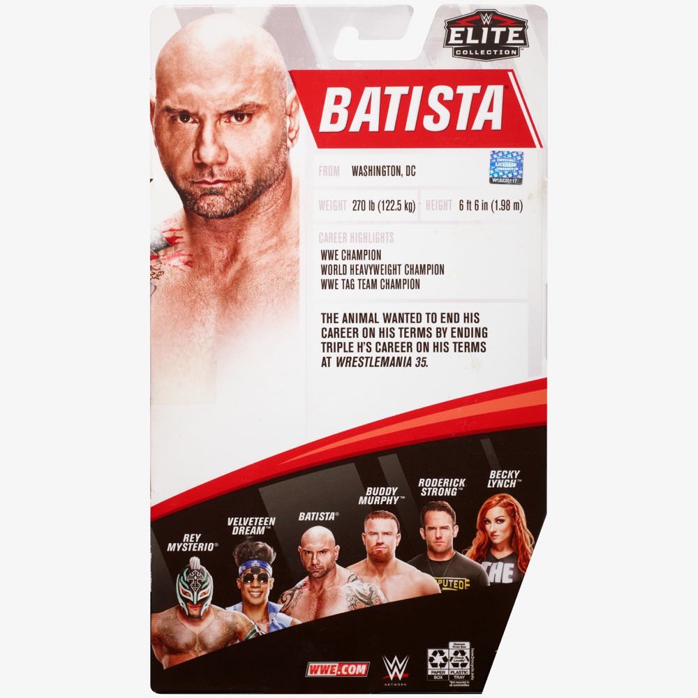 Batista - WWE Mattel (WWE Elite Series 72 (2020)) action figure collectible - Main Image 2