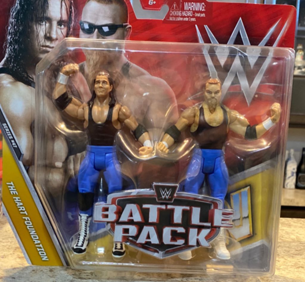 Bret Hart & Jim Neidhart - Mattel Wwe (WWE Battle Pack Series #47) action figure collectible - Main Image 1