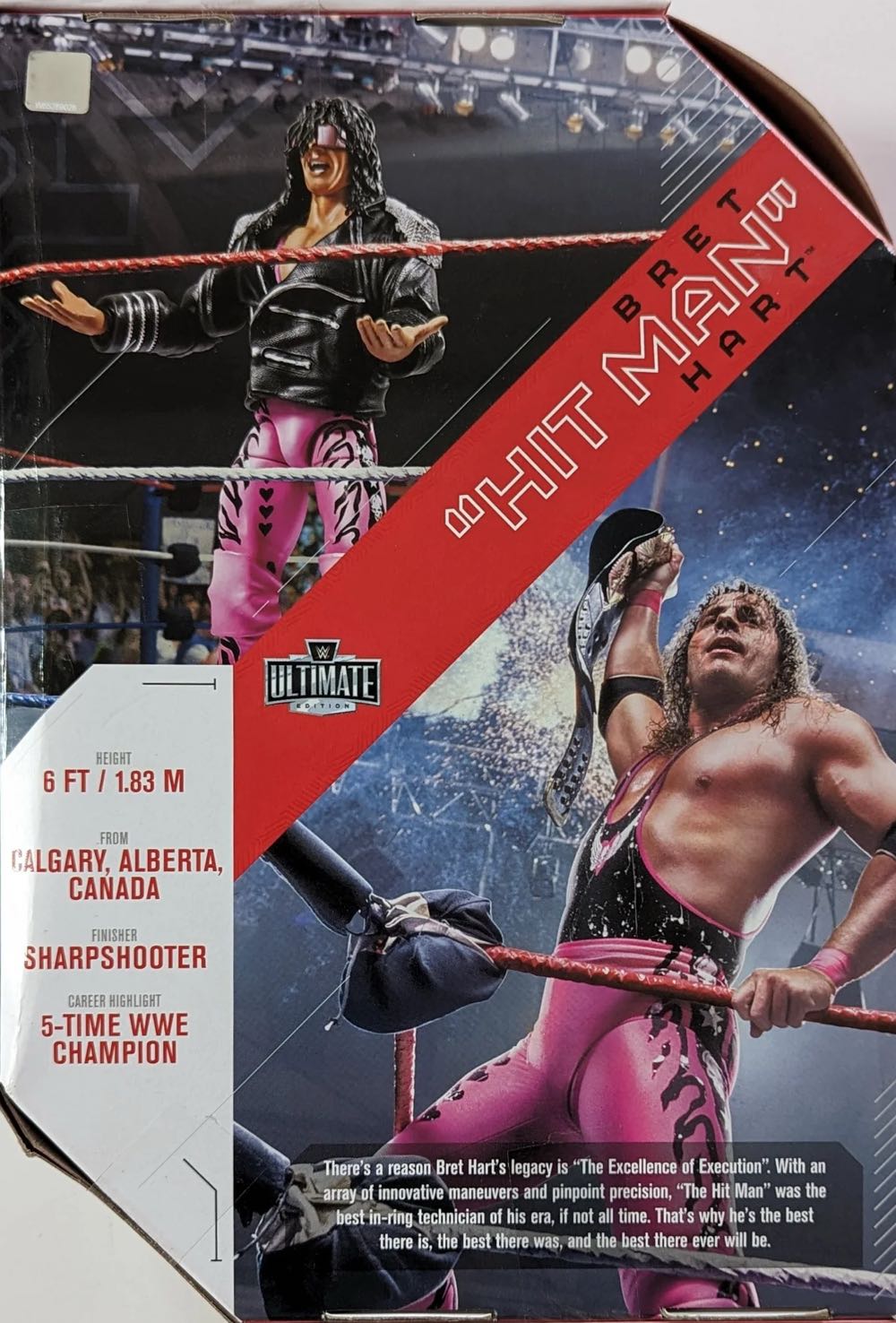 Bret “Hit Man” Hart - Mattel (Mattel Ultimate Edition Greatest Hits) action figure collectible - Main Image 2