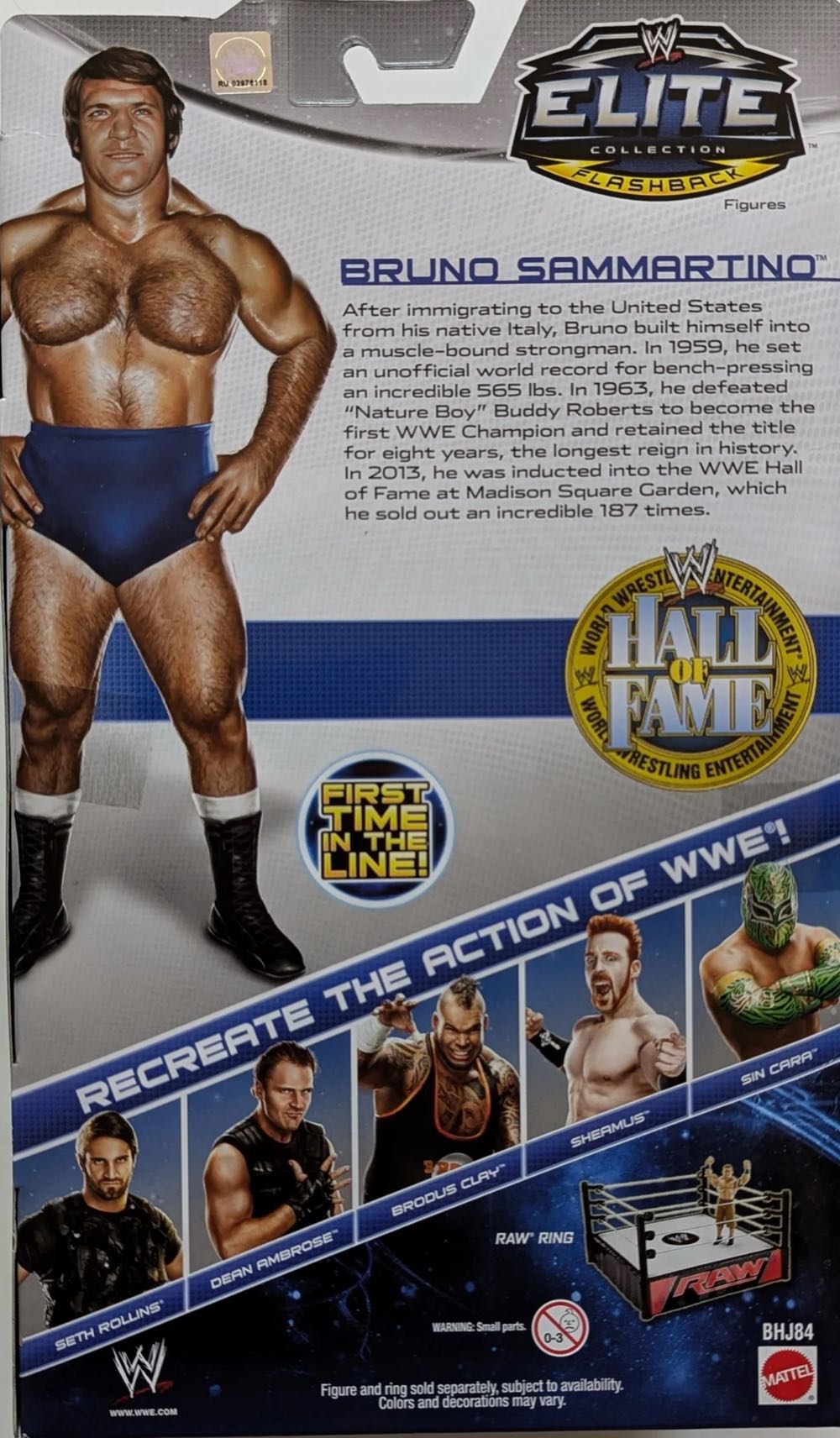 Bruno Sammartino - Mattel (Mattel Elite Collection) action figure collectible - Main Image 2