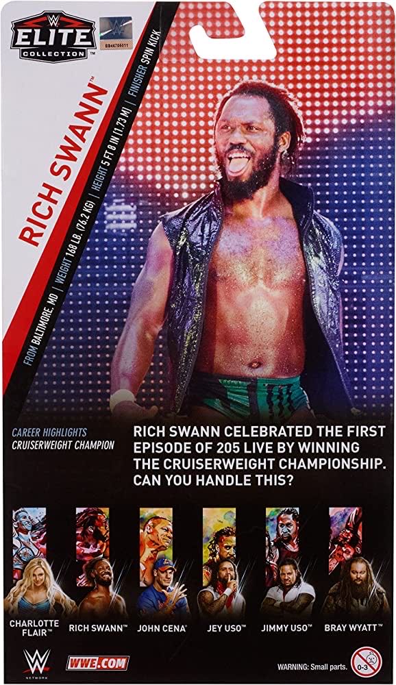 Rich Swann - Mattel (WWE Elite Series #54) action figure collectible - Main Image 3