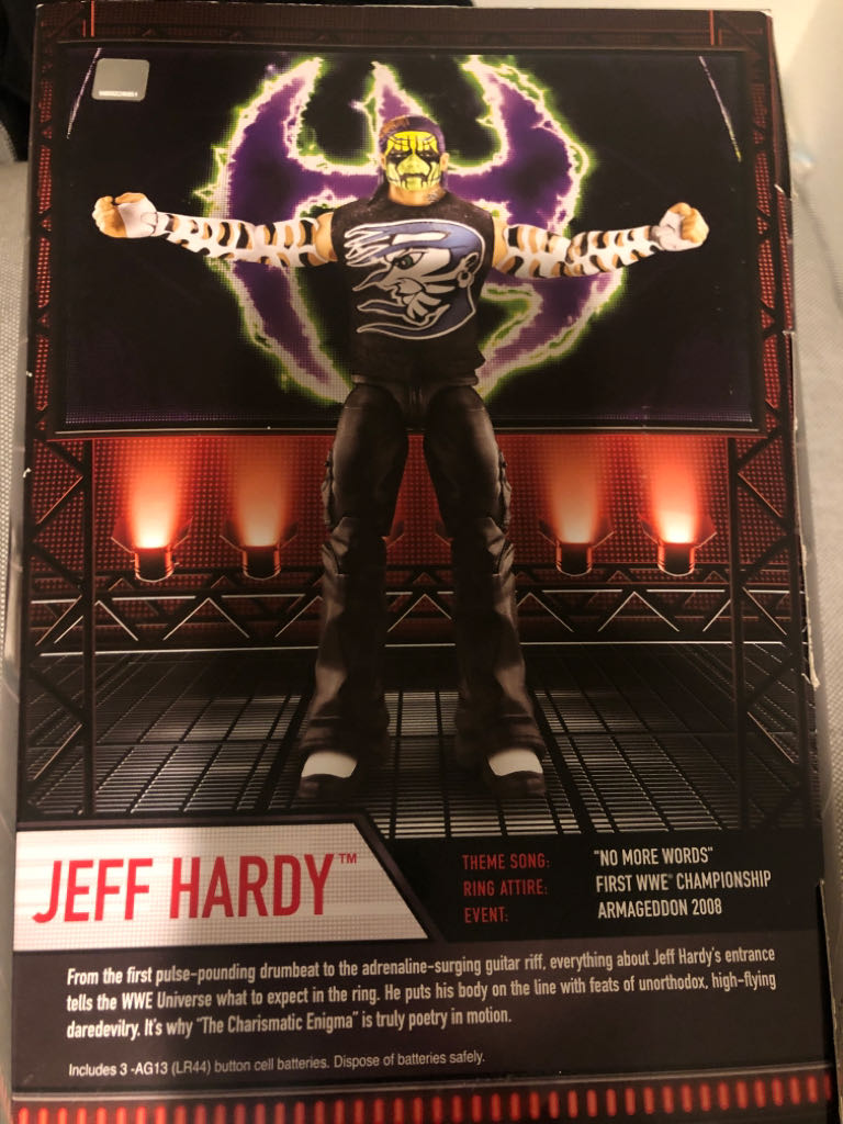 Jeff Hardy - Elite Entrance Great Series - Mattel Wwe (Wwe Elite) action figure collectible - Main Image 2