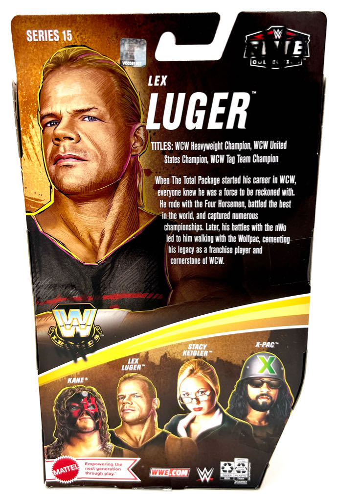 Lex Luger - Elite Legends Series 15 (Chase Edition) - Mattel Wwe (Wwe Elite) action figure collectible - Main Image 2