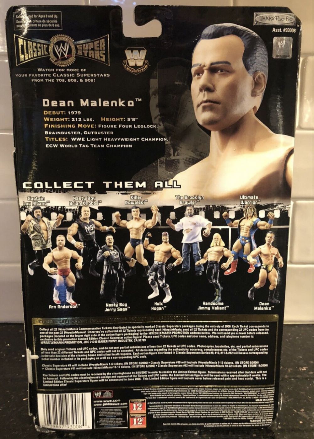 Dean Malenko - Jakks Pacific (WWE Jakks Classic Superstars Series 12) action figure collectible - Main Image 2